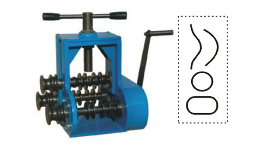 鐵藝手動卷圓彎弧機